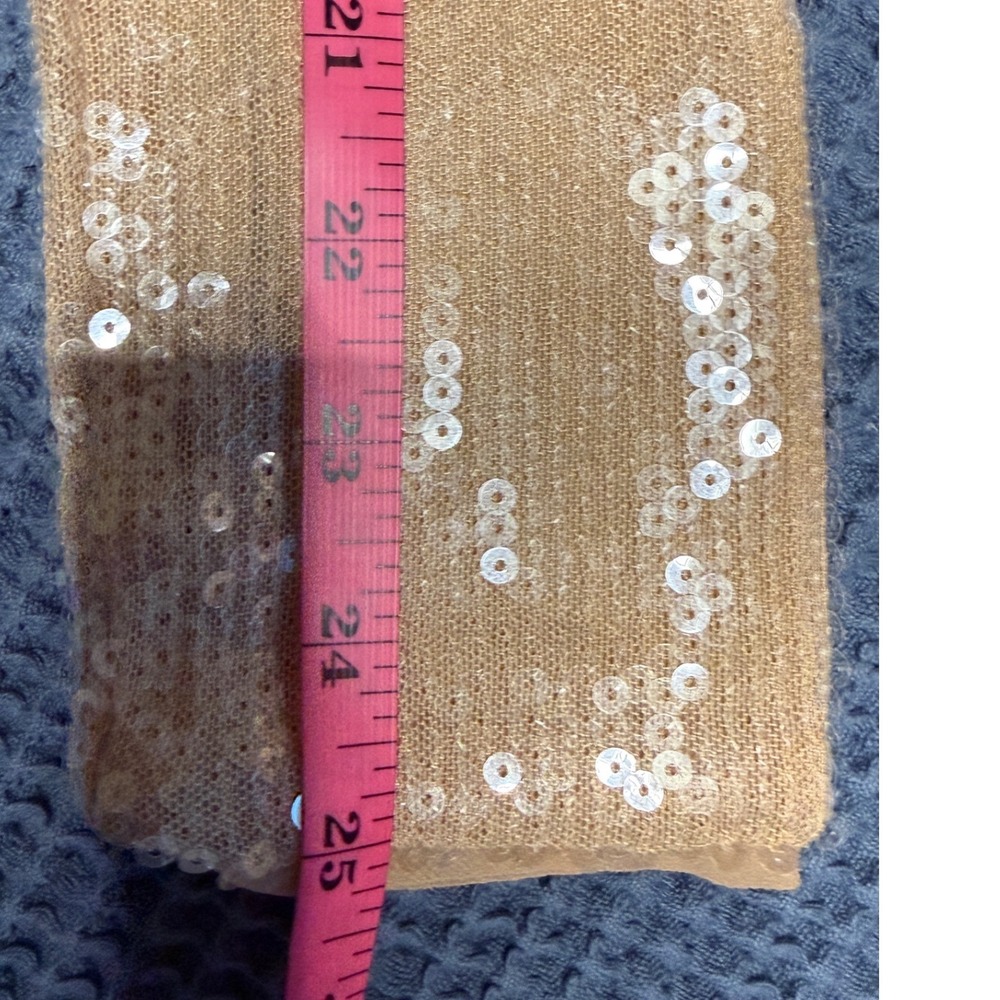 NWT Lulus Champagne Sequin Mesh Mini Dress S Cocktail Party Cruise Y2K inspired - Picture 6 of 8